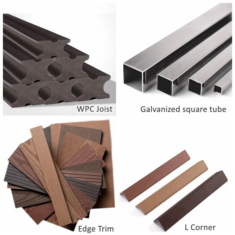 Joist, edge trim, L-corner